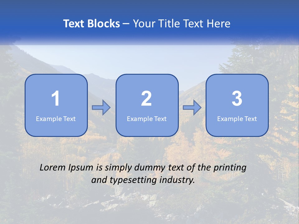 A Scenic View Of A Mountain Range With A River In The Foreground PowerPoint Template