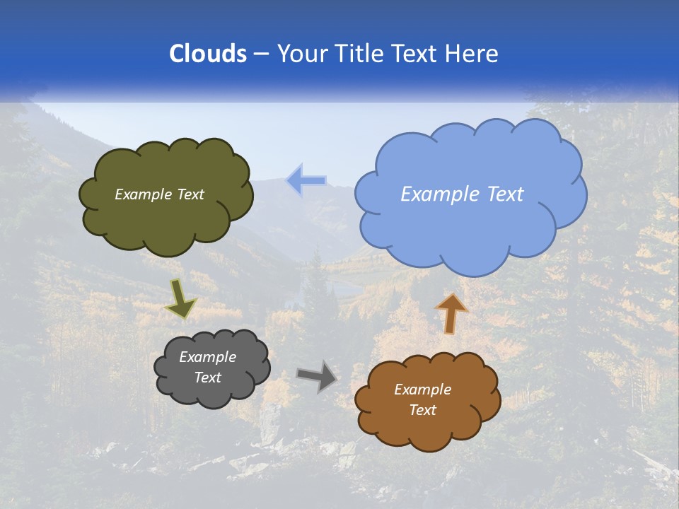 A Scenic View Of A Mountain Range With A River In The Foreground PowerPoint Template