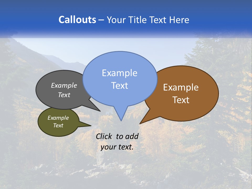 A Scenic View Of A Mountain Range With A River In The Foreground PowerPoint Template