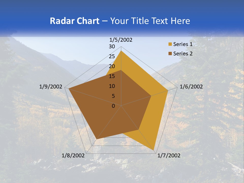 A Scenic View Of A Mountain Range With A River In The Foreground PowerPoint Template