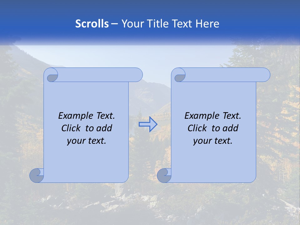 A Scenic View Of A Mountain Range With A River In The Foreground PowerPoint Template