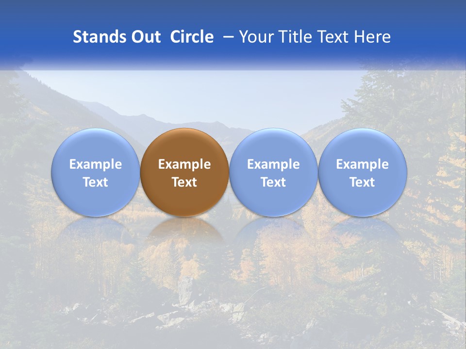 A Scenic View Of A Mountain Range With A River In The Foreground PowerPoint Template