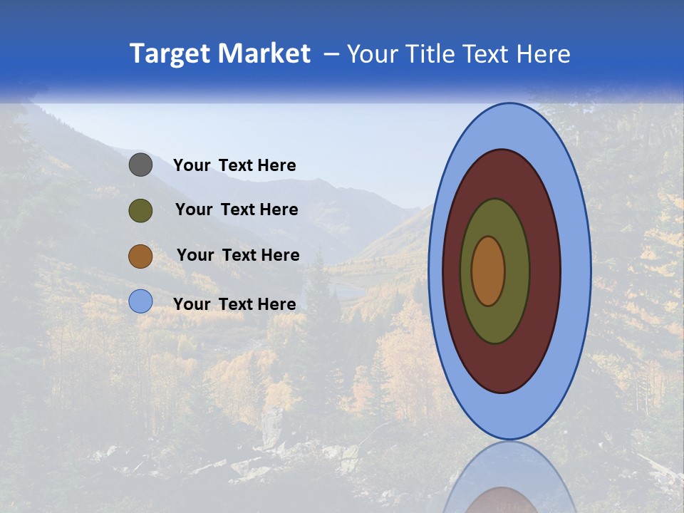 A Scenic View Of A Mountain Range With A River In The Foreground PowerPoint Template