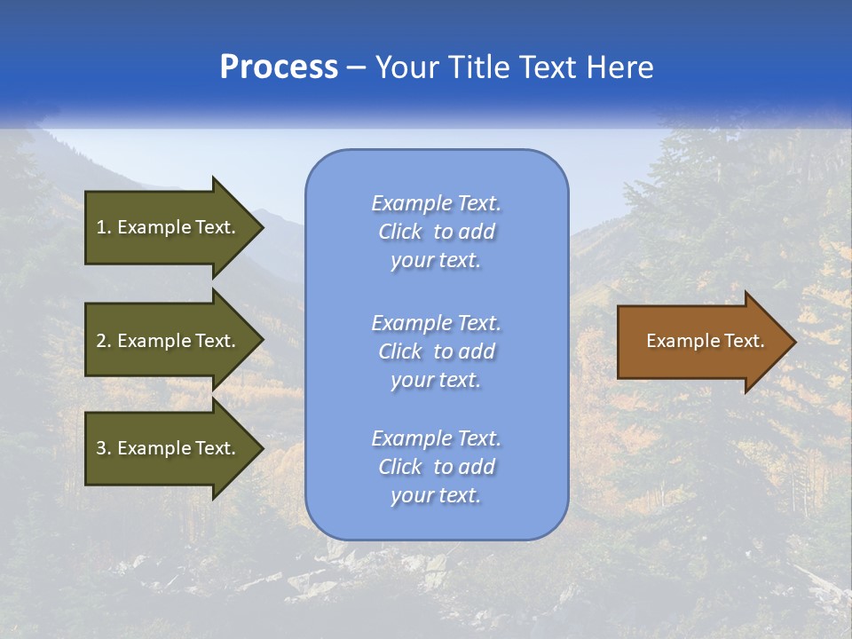 A Scenic View Of A Mountain Range With A River In The Foreground PowerPoint Template