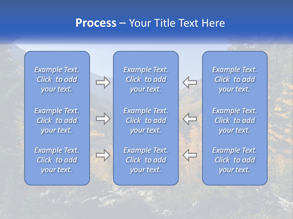 A Scenic View Of A Mountain Range With A River In The Foreground PowerPoint Template