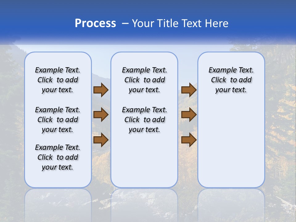 A Scenic View Of A Mountain Range With A River In The Foreground PowerPoint Template