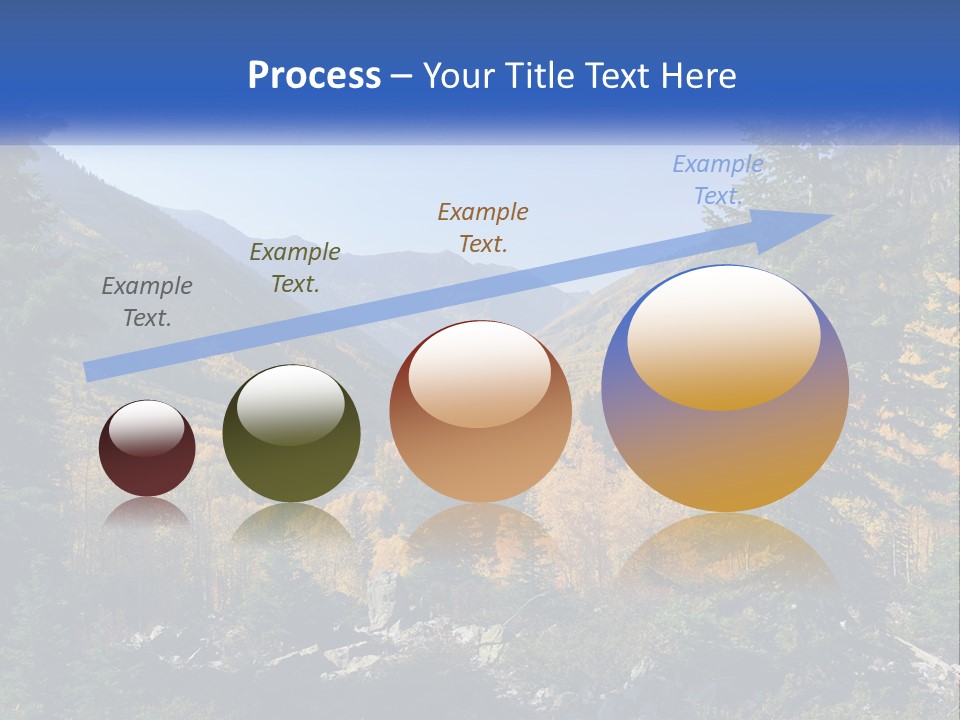 A Scenic View Of A Mountain Range With A River In The Foreground PowerPoint Template