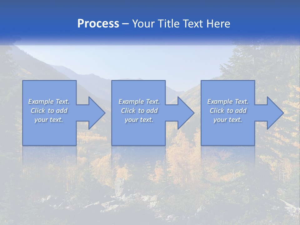 A Scenic View Of A Mountain Range With A River In The Foreground PowerPoint Template