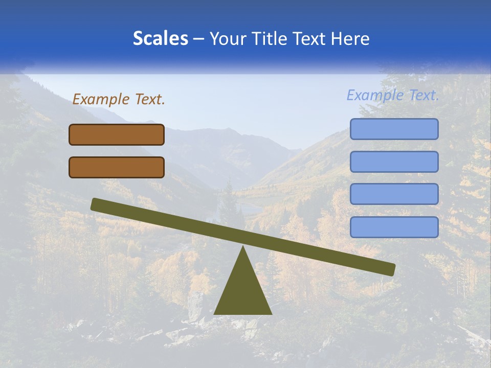 A Scenic View Of A Mountain Range With A River In The Foreground PowerPoint Template