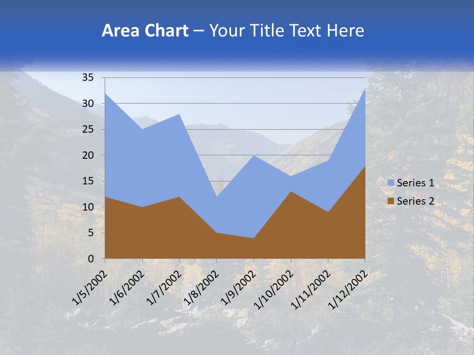 A Scenic View Of A Mountain Range With A River In The Foreground PowerPoint Template