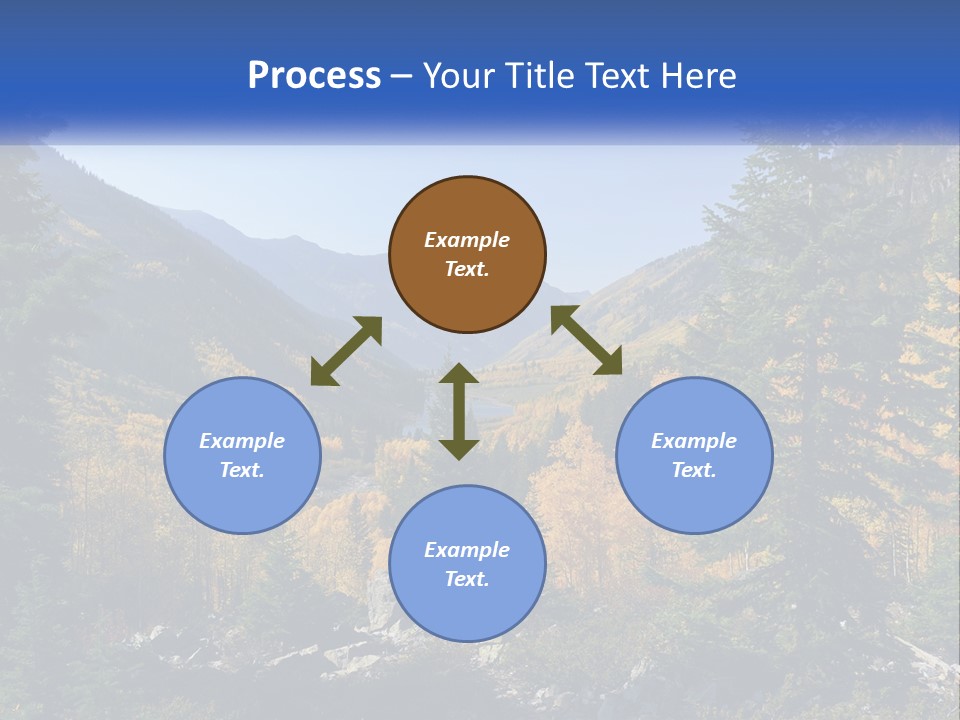 A Scenic View Of A Mountain Range With A River In The Foreground PowerPoint Template