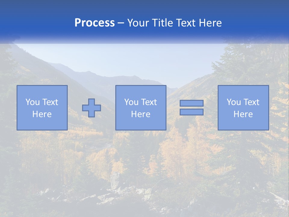 A Scenic View Of A Mountain Range With A River In The Foreground PowerPoint Template