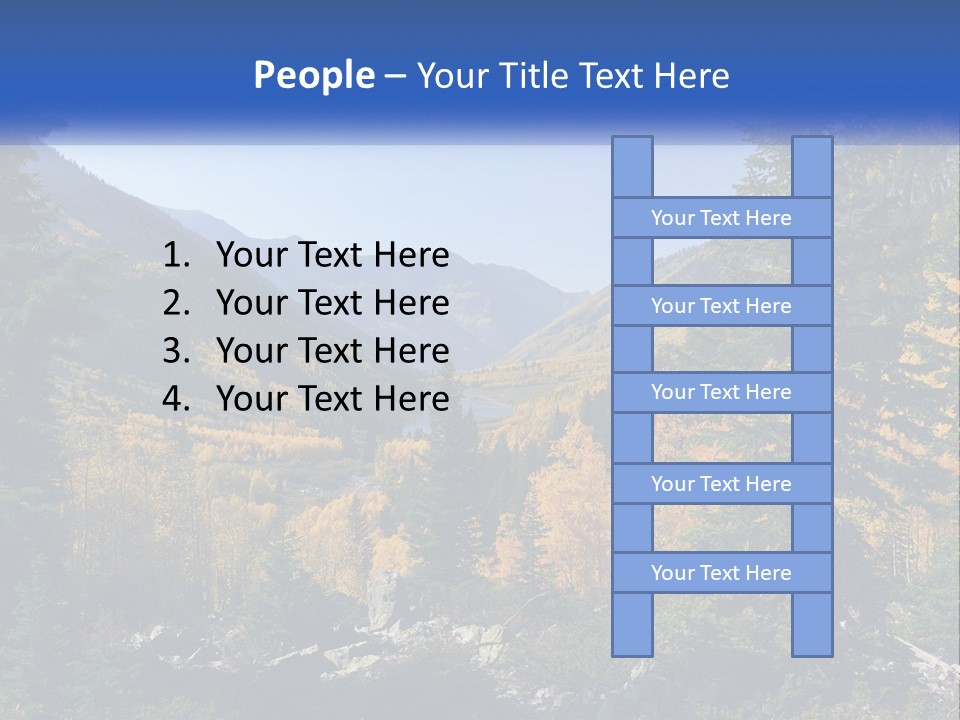 A Scenic View Of A Mountain Range With A River In The Foreground PowerPoint Template