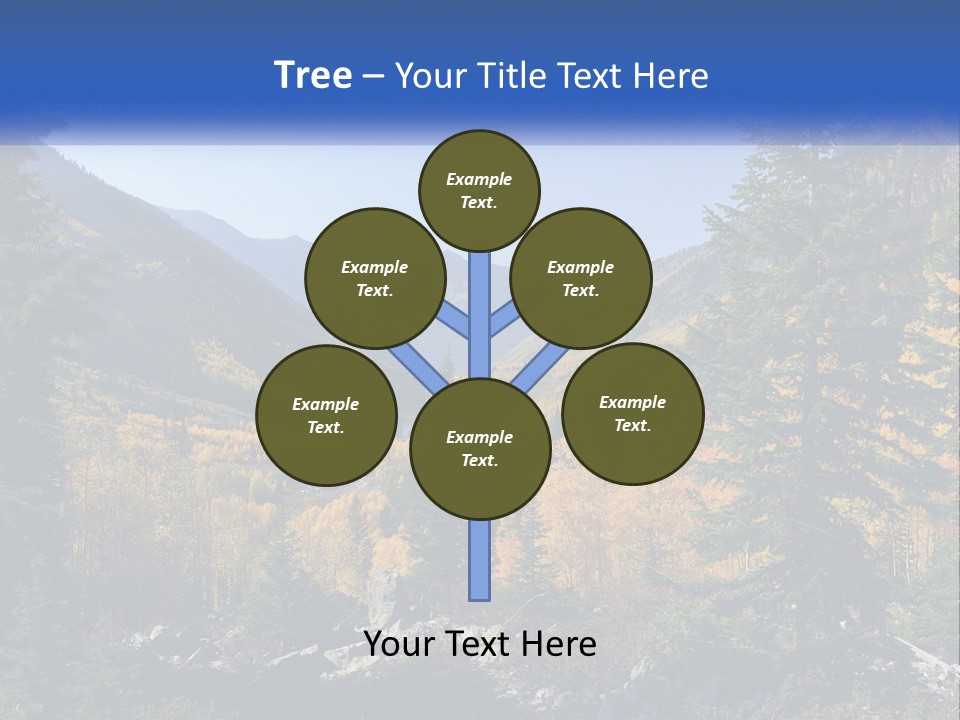 A Scenic View Of A Mountain Range With A River In The Foreground PowerPoint Template