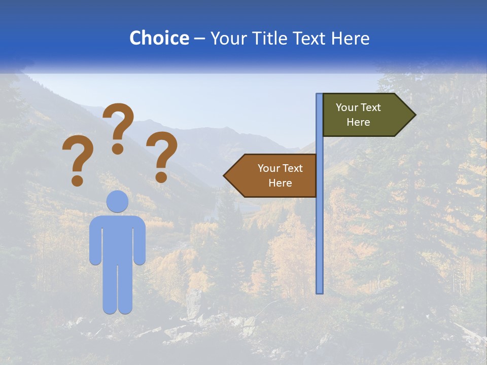 A Scenic View Of A Mountain Range With A River In The Foreground PowerPoint Template