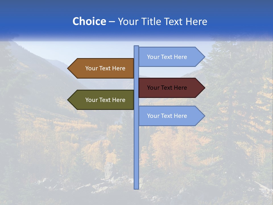 A Scenic View Of A Mountain Range With A River In The Foreground PowerPoint Template