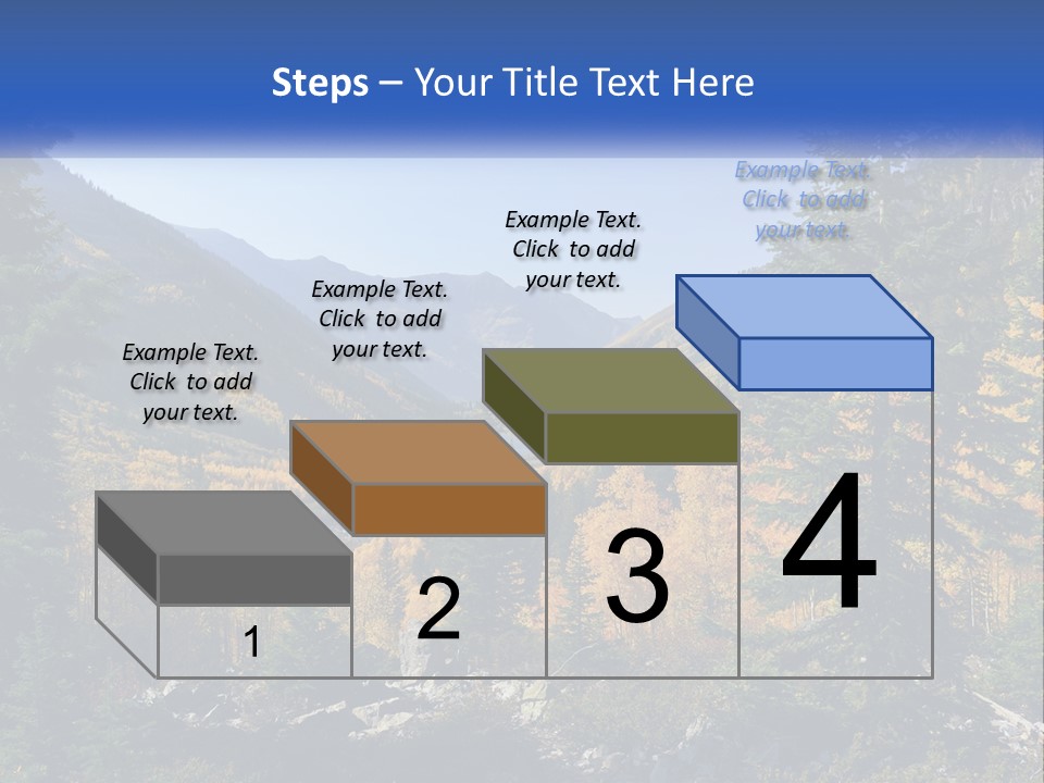 A Scenic View Of A Mountain Range With A River In The Foreground PowerPoint Template