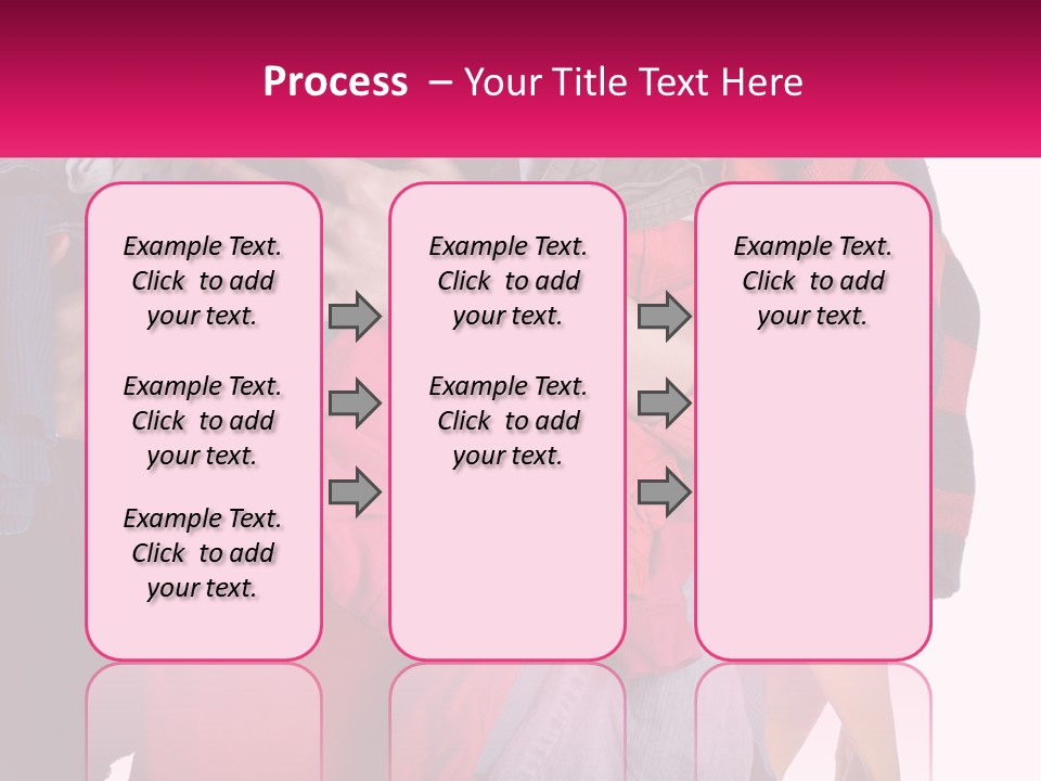 A Woman Is Holding A Pile Of Clothes PowerPoint Template