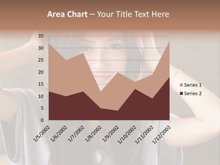 A Woman Is Holding Her Hair In Front Of Her Head PowerPoint Template