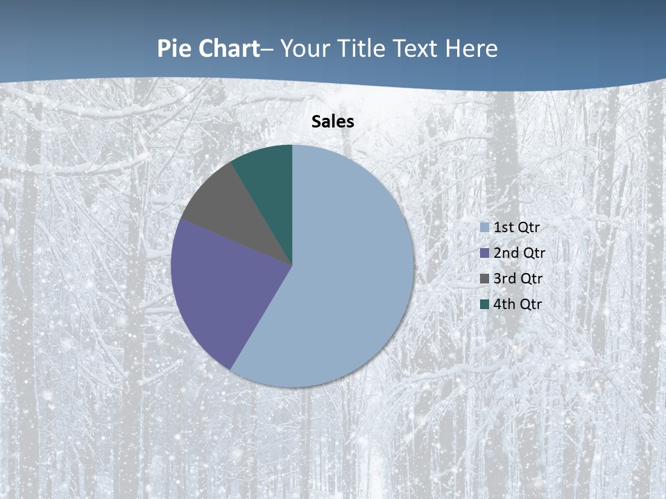 A Snowy Forest Powerpoint Presentation PowerPoint Template