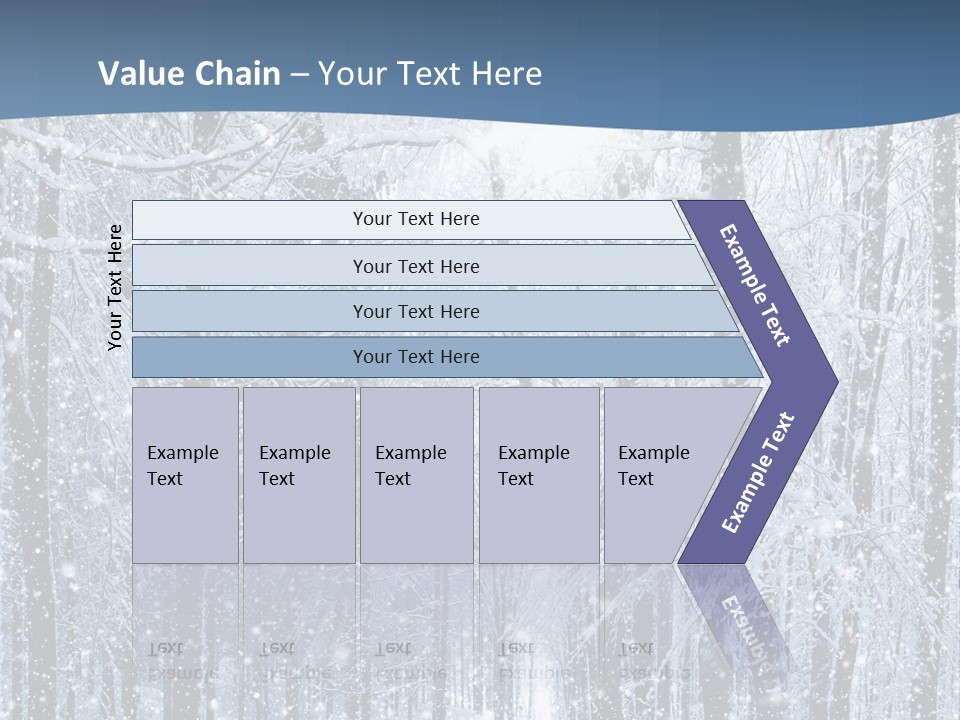 A Snowy Forest Powerpoint Presentation PowerPoint Template