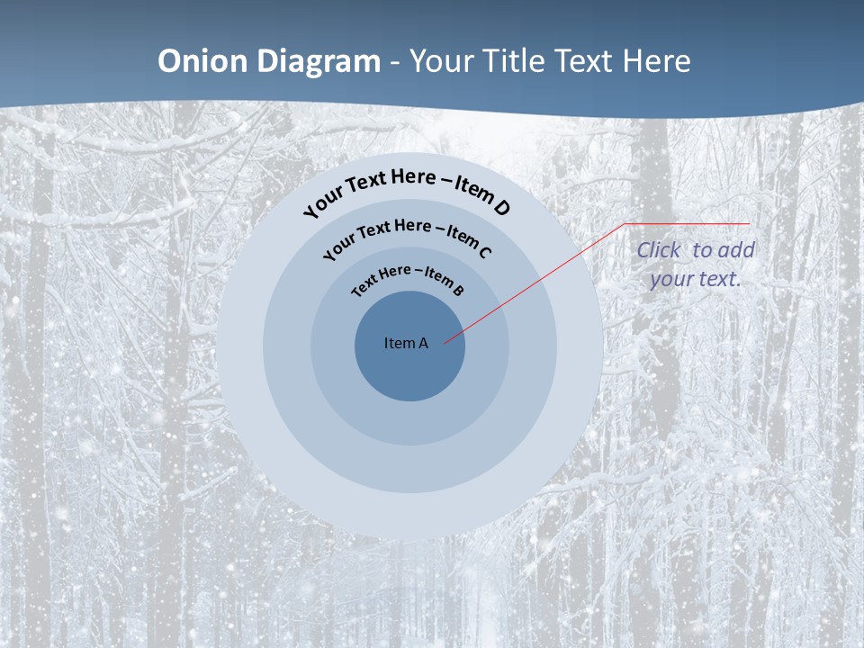 A Snowy Forest Powerpoint Presentation PowerPoint Template