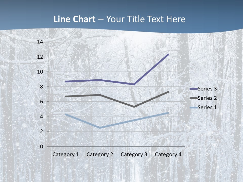 A Snowy Forest Powerpoint Presentation PowerPoint Template