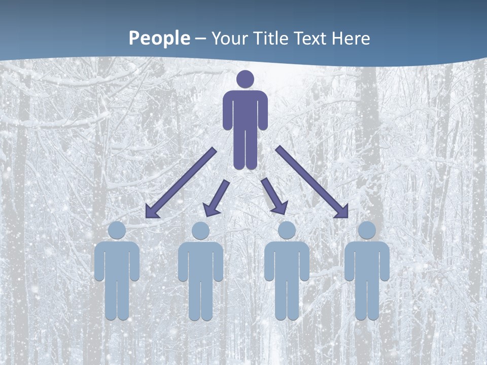 A Snowy Forest Powerpoint Presentation PowerPoint Template