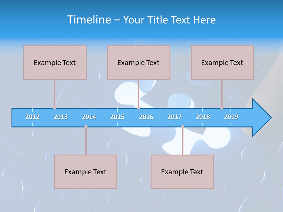 A Person Touching A Piece Of A Puzzle PowerPoint Template