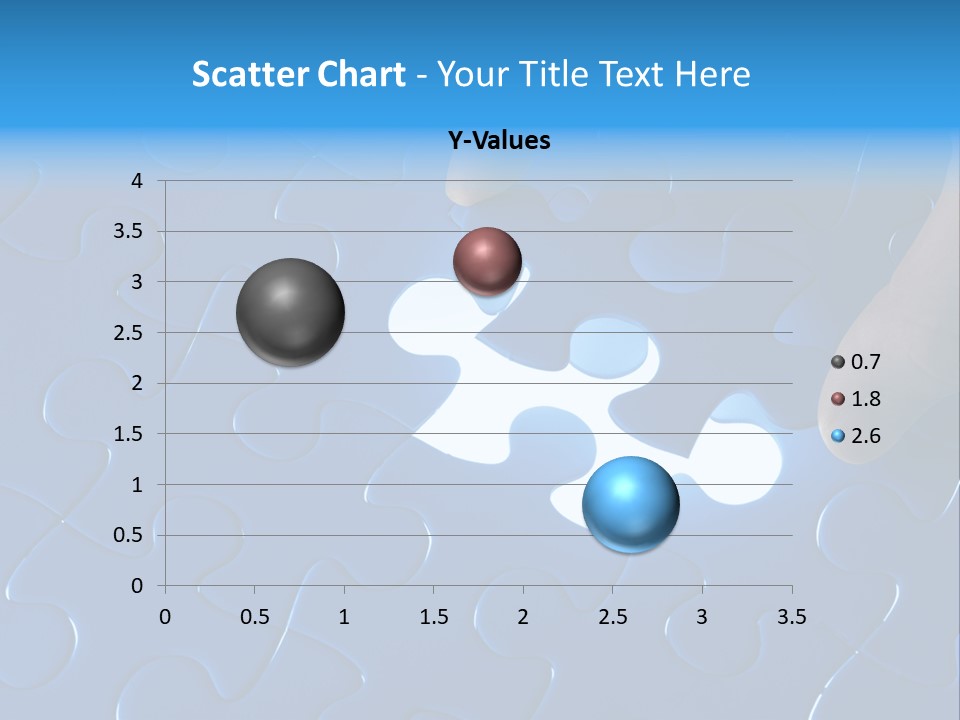 A Person Touching A Piece Of A Puzzle PowerPoint Template