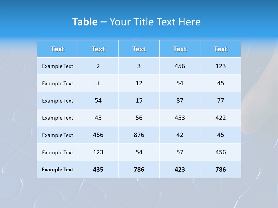 A Person Touching A Piece Of A Puzzle PowerPoint Template