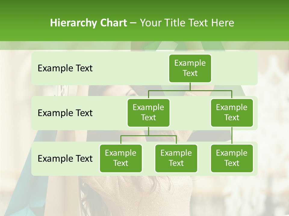 A Woman Holding Shopping Bags In Her Hands PowerPoint Template