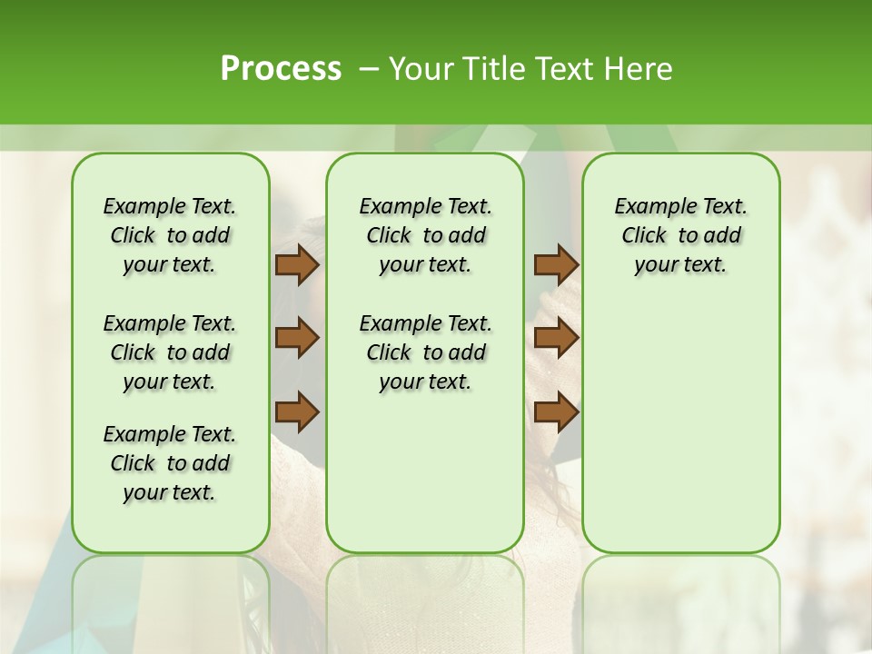 A Woman Holding Shopping Bags In Her Hands PowerPoint Template