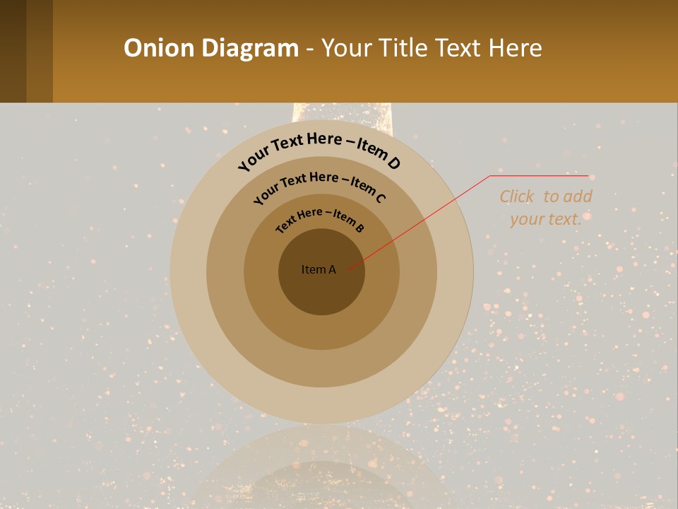 A Glass Of Champagne Is Being Poured Into The Air PowerPoint Template