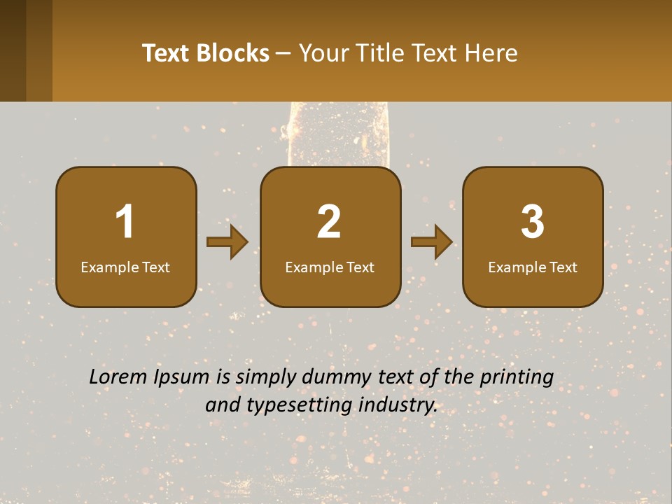 A Glass Of Champagne Is Being Poured Into The Air PowerPoint Template