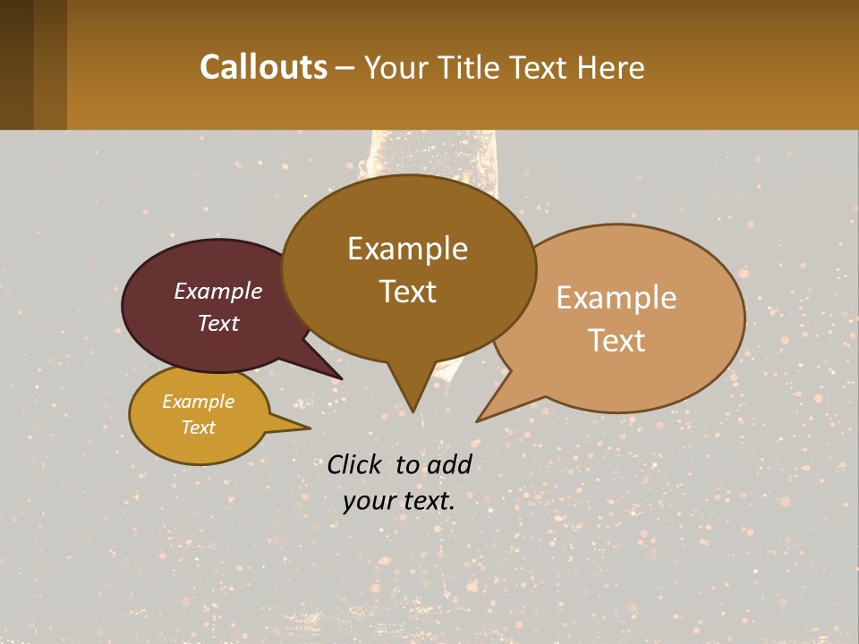 A Glass Of Champagne Is Being Poured Into The Air PowerPoint Template