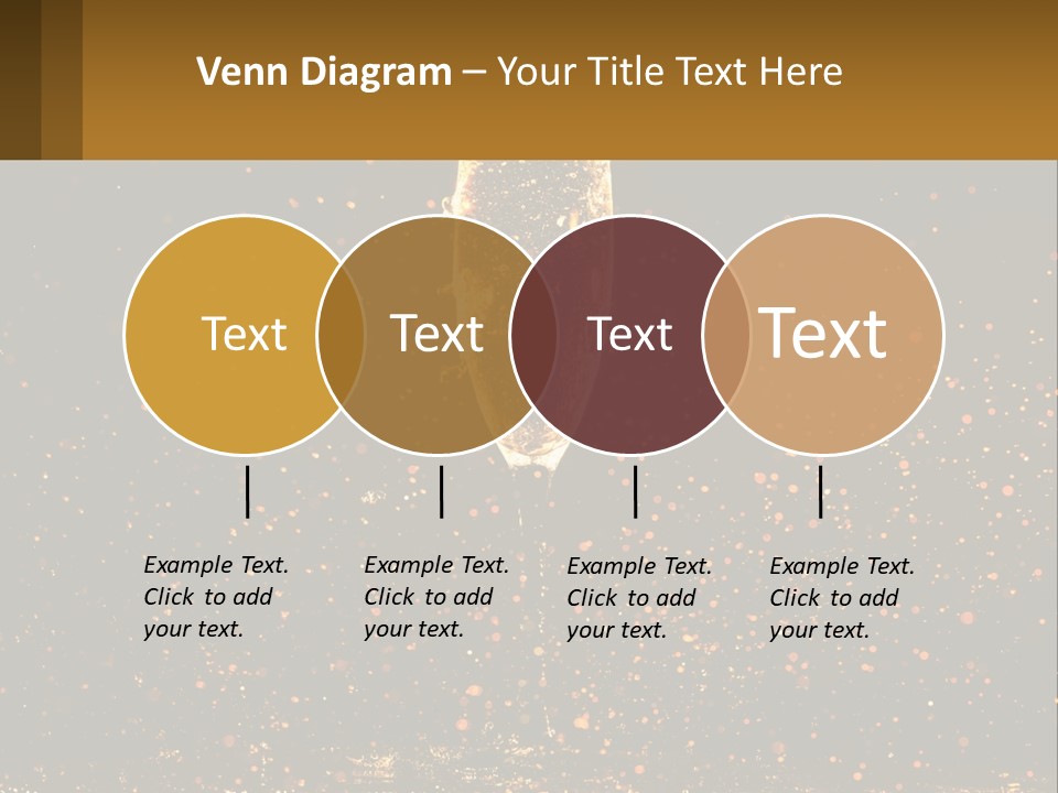 A Glass Of Champagne Is Being Poured Into The Air PowerPoint Template