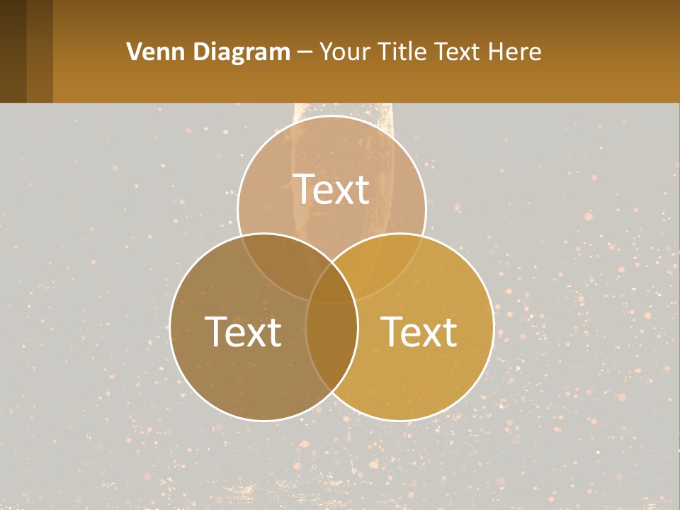 A Glass Of Champagne Is Being Poured Into The Air PowerPoint Template