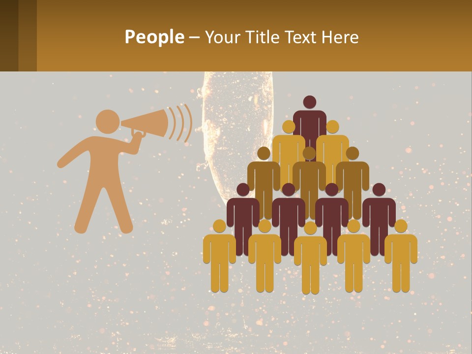 A Glass Of Champagne Is Being Poured Into The Air PowerPoint Template