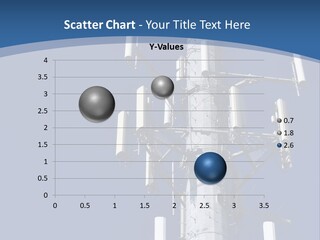 A Power Pole With A Blue Sky In The Background PowerPoint Template