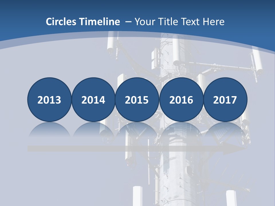 A Power Pole With A Blue Sky In The Background PowerPoint Template