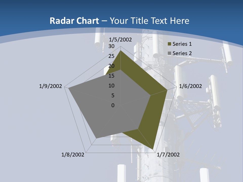 A Power Pole With A Blue Sky In The Background PowerPoint Template