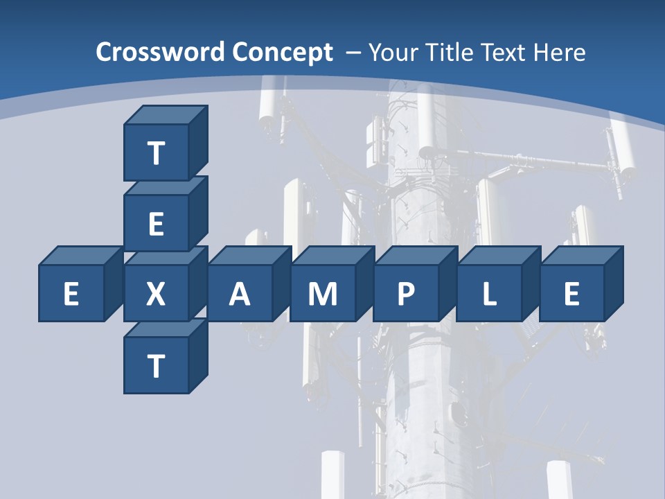 A Power Pole With A Blue Sky In The Background PowerPoint Template