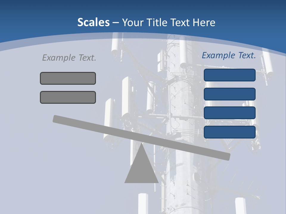 A Power Pole With A Blue Sky In The Background PowerPoint Template