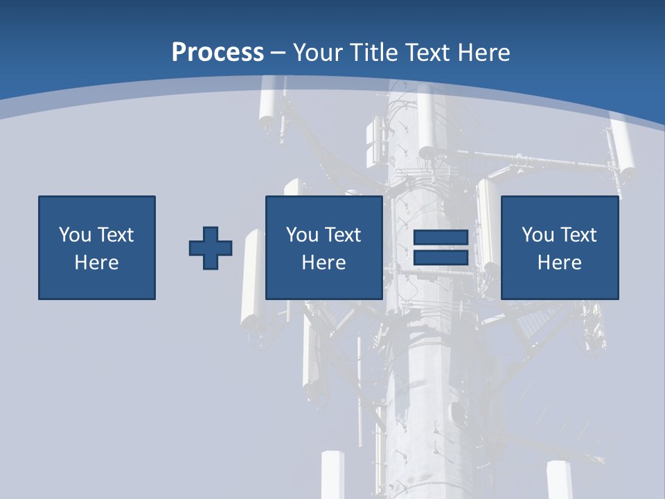 A Power Pole With A Blue Sky In The Background PowerPoint Template
