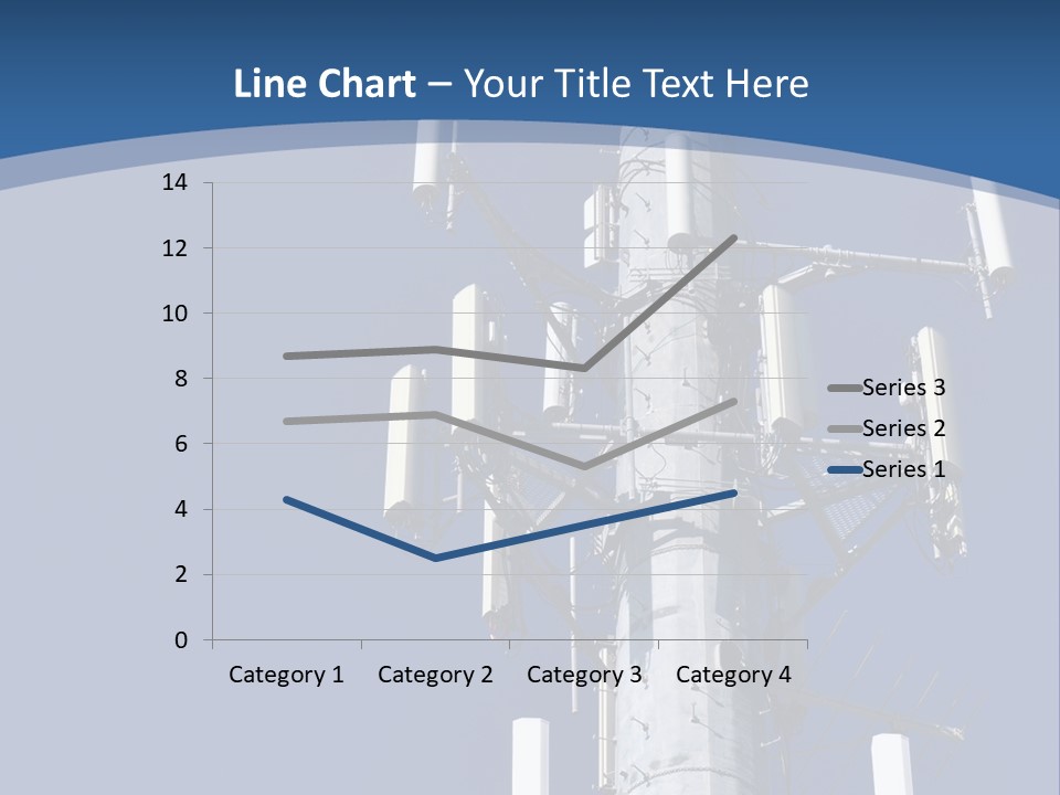 A Power Pole With A Blue Sky In The Background PowerPoint Template