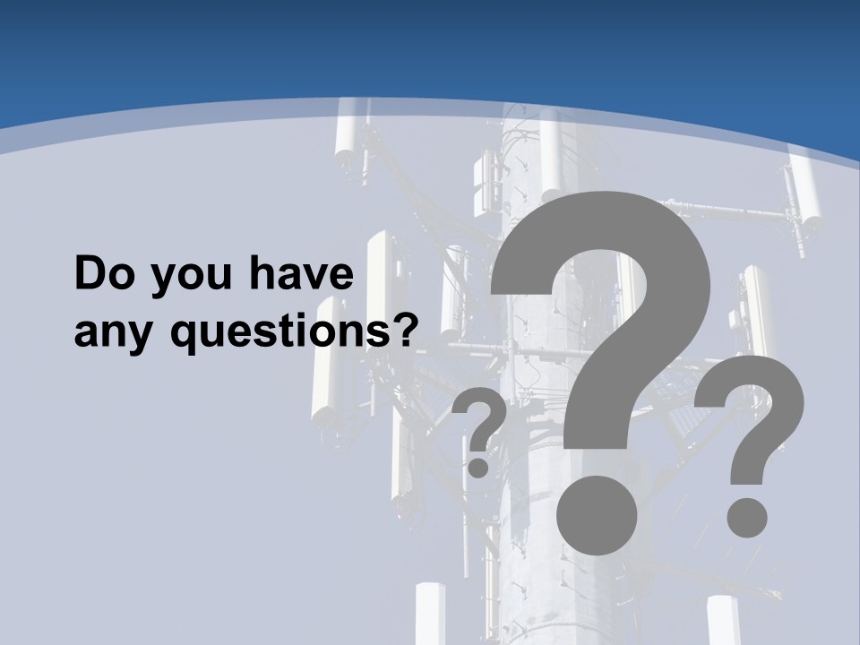 A Power Pole With A Blue Sky In The Background PowerPoint Template