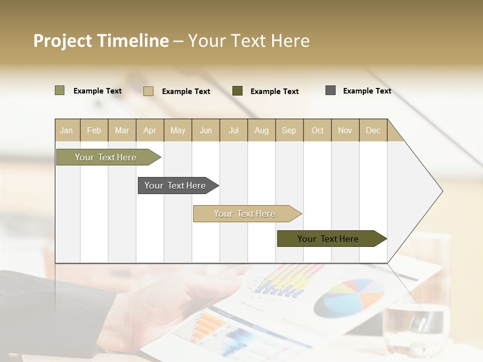 A Person Sitting At A Desk With Microphones In Front Of Them PowerPoint Template