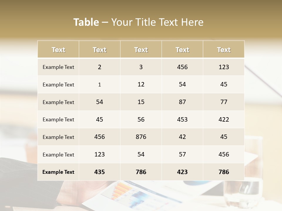A Person Sitting At A Desk With Microphones In Front Of Them PowerPoint Template