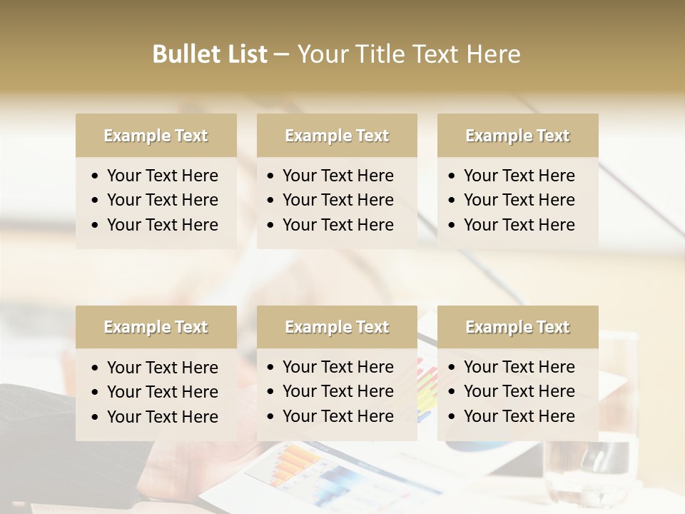 A Person Sitting At A Desk With Microphones In Front Of Them PowerPoint Template